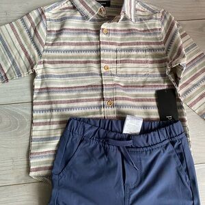 Striped Kids Shirt by [Brand] - Multicolor